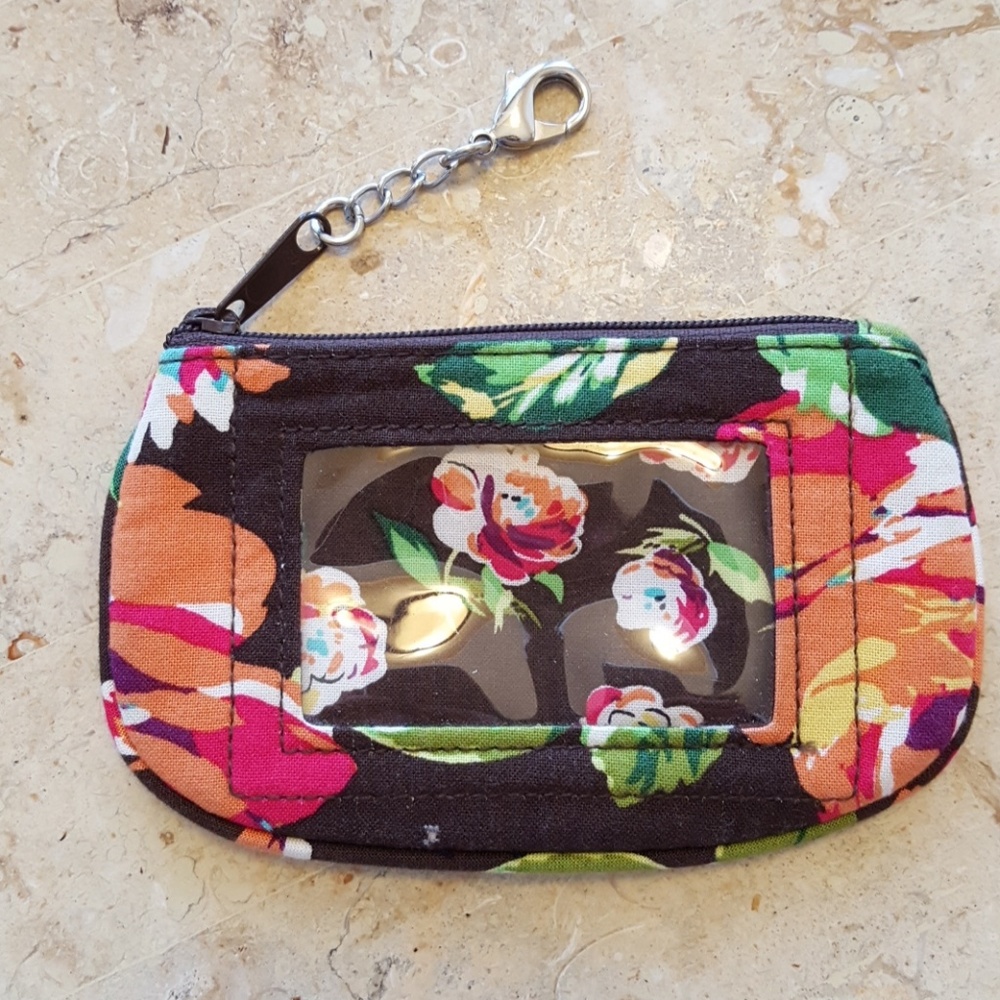 Vera Bradley Iconic Zip I'D Case
